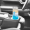 Tumbler inside a car cup holder – perfect for morning commutes, errands, or beach road trips.